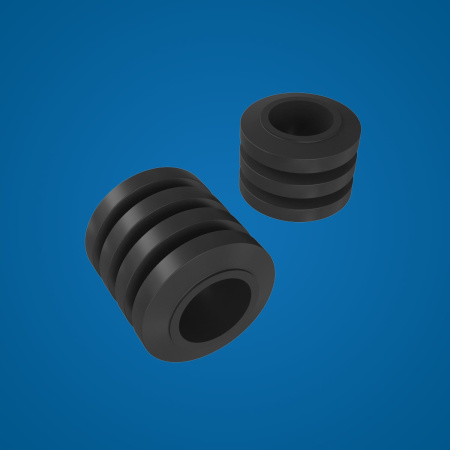 Втулка упругая резиновая МУВП К-6 (38х70,5х72)